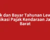 Cek dan Bayar Tahunan Lewat Aplikasi Pajak Kendaraan Jawa Barat