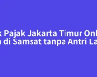 Cek Pajak Jakarta Timur Online dan di Samsat tanpa Antri Lama