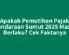 Apakah Pemutihan Pajak Kendaraan Sumut 2025 Masih Berlaku? Cek Faktanya