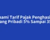 Pahami Tarif Pajak Penghasilan Orang Pribadi 5% Sampai 35%