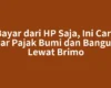 Bayar dari HP Saja, Ini Cara Bayar Pajak Bumi dan Bangunan Lewat Brimo