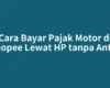 Cara Bayar Pajak Motor di Shopee Lewat HP tanpa Antre