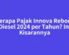 Berapa Pajak Innova Reborn Diesel 2024 per Tahun? Ini Kisarannya