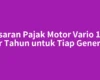 Kisaran Pajak Motor Vario 150 per Tahun untuk Tiap Generasi
