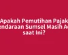 Apakah Pemutihan Pajak Kendaraan Sumsel Masih Ada saat Ini?