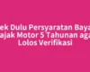 Cek Dulu Persyaratan Bayar Pajak Motor 5 Tahunan agar Lolos Verifikasi